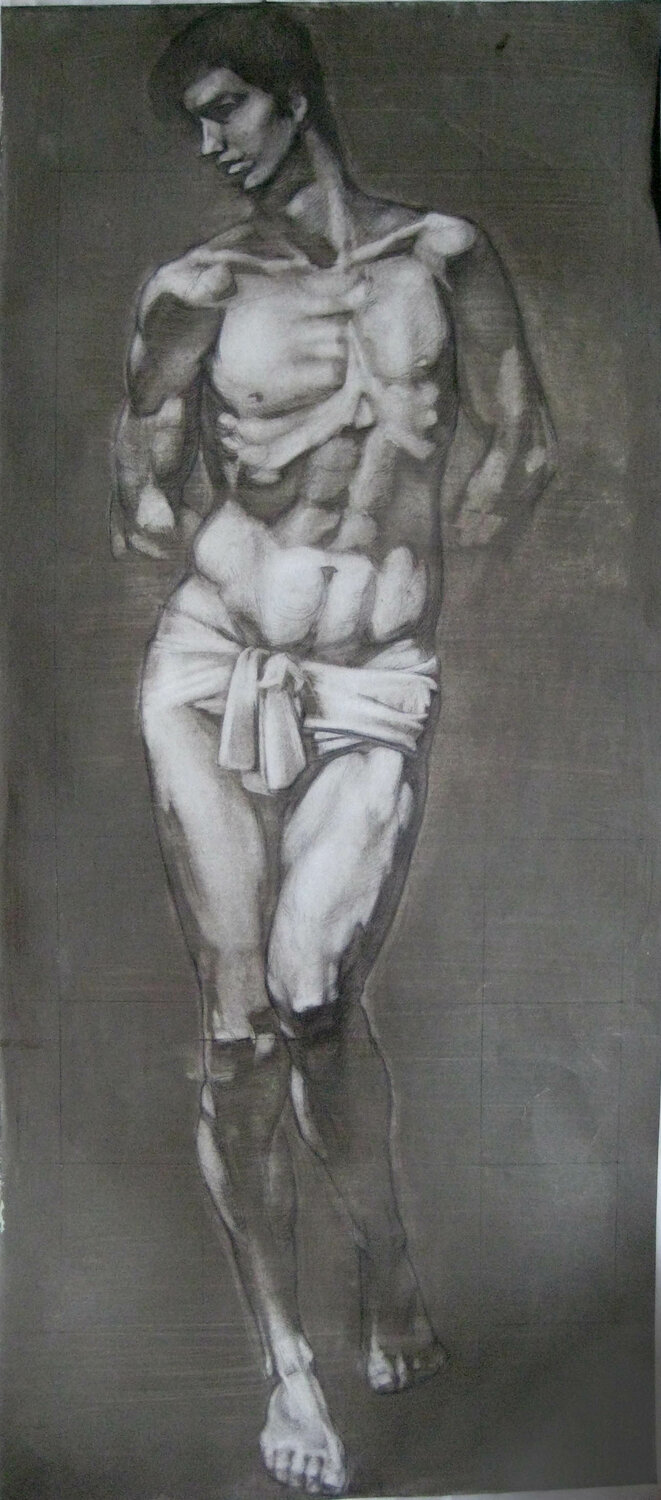 гудон экорше, академический рисунок, экорше гудона фигура, экорше дюрер, экорше