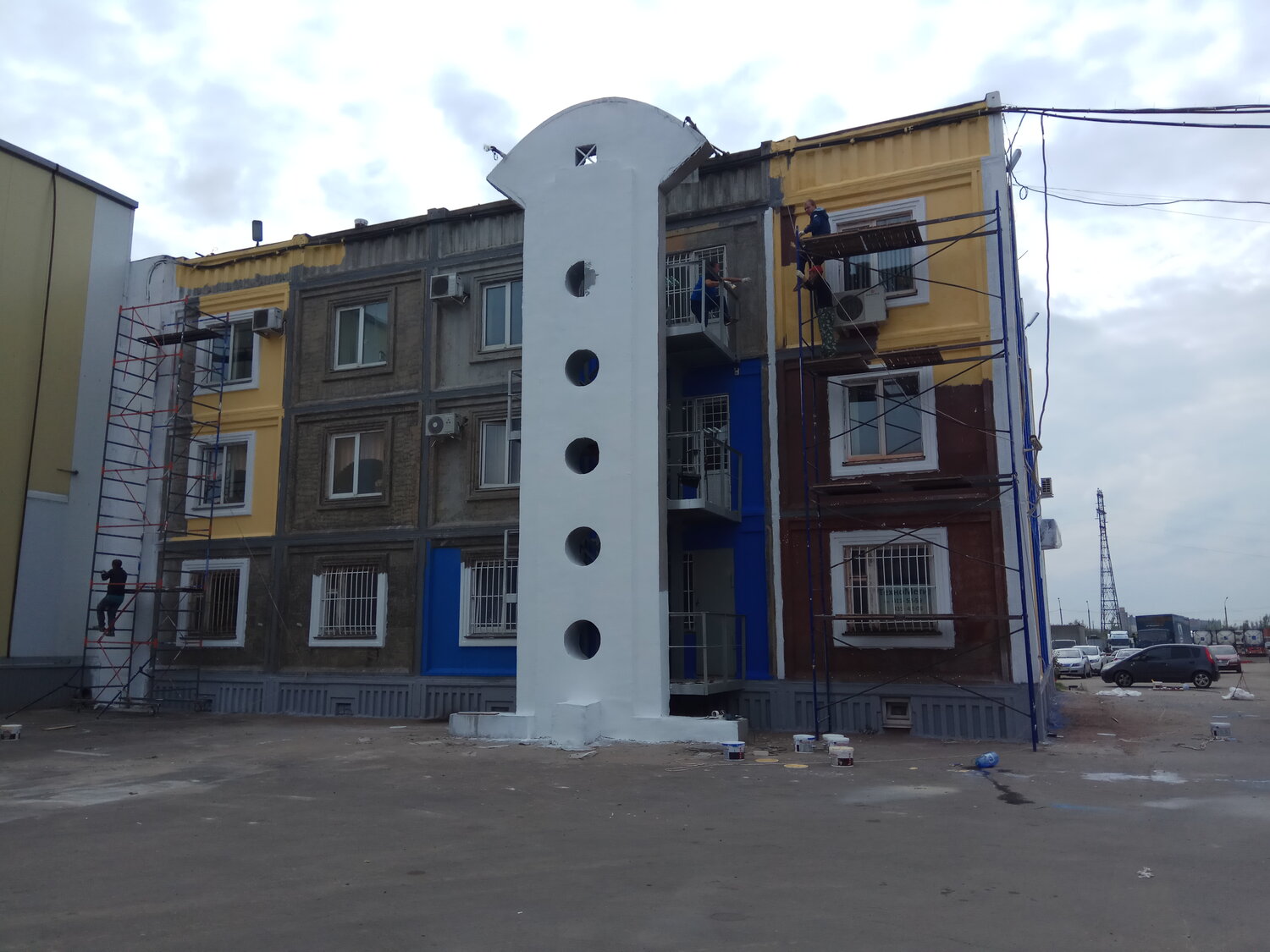 здание, архитектура, улица, многоквартирный дом, ленина 17 златоуст