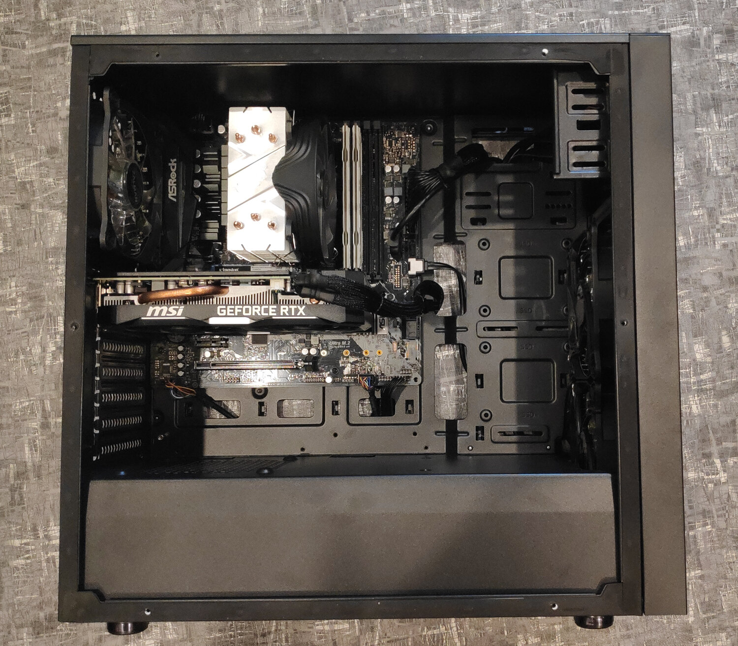 компьютер, техника, компа, корпус deepcool matrexx 55 v3, пк на райзене