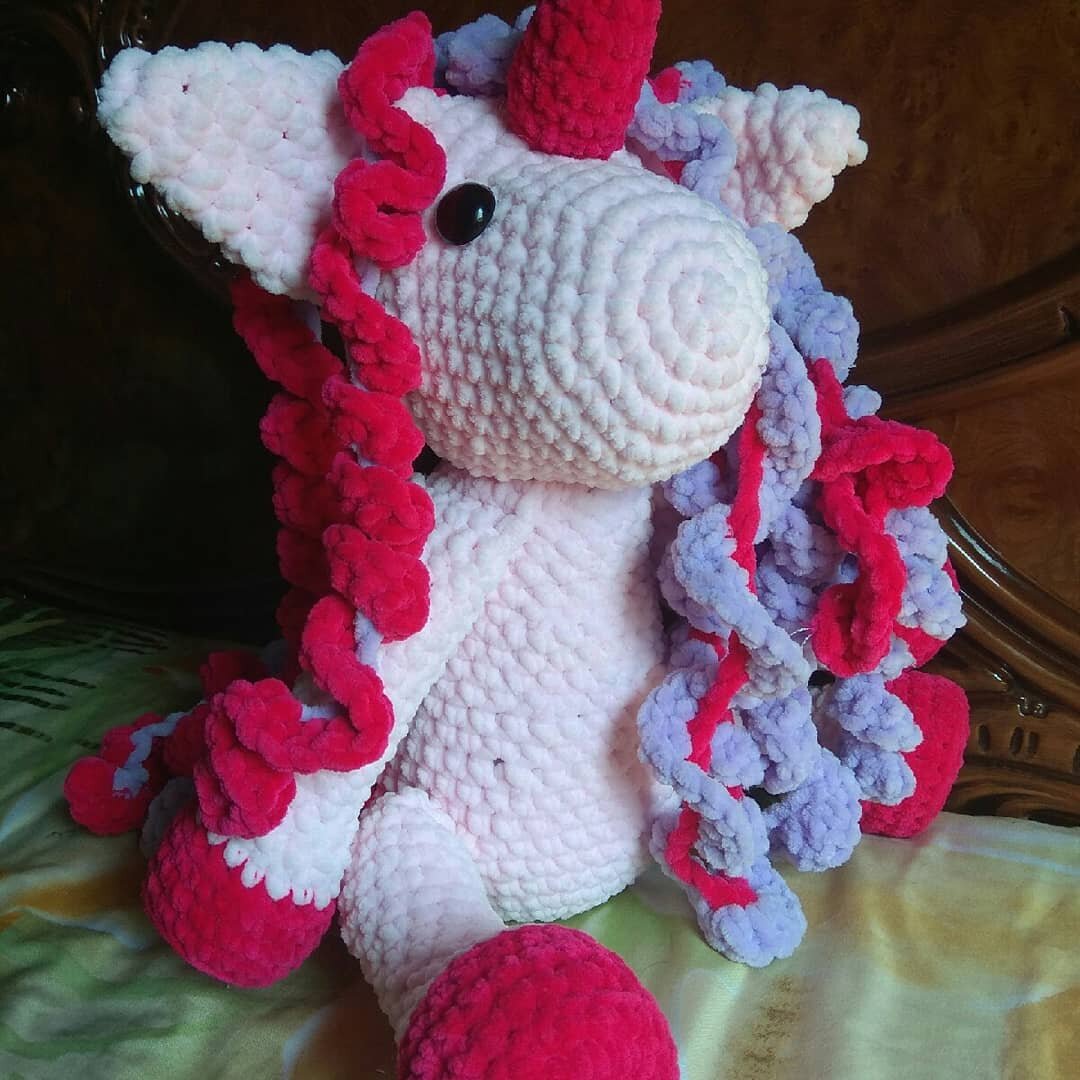 мягкая игрушка, вязаные игрушки, игрушка, зайчик единорожка игрушка, вязаный единорог