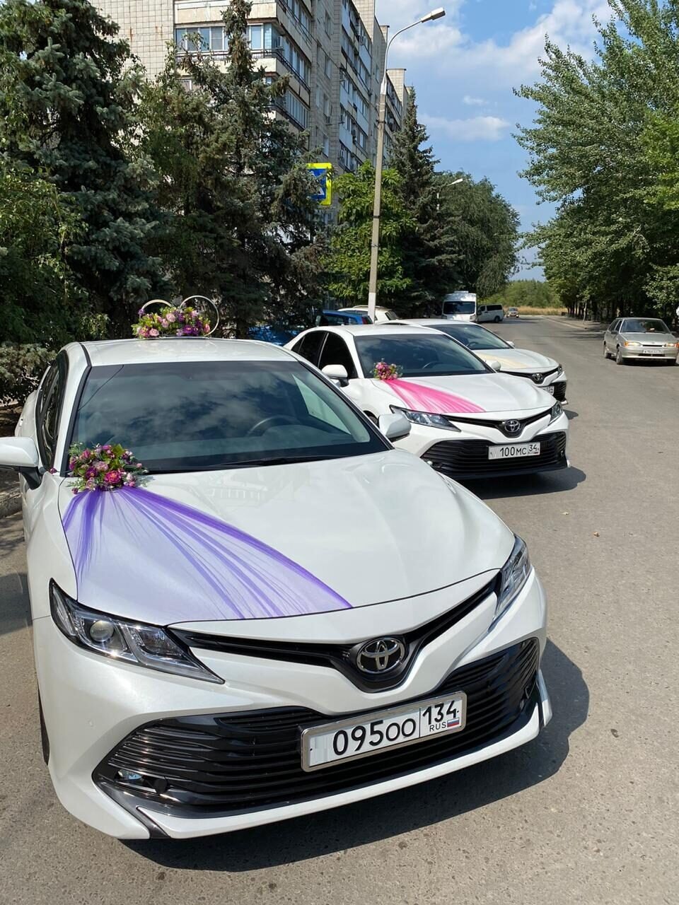 свадебный кортеж, свадебный кортеж 2018, автомобиль, авто, тойота камри свадебный кортеж
