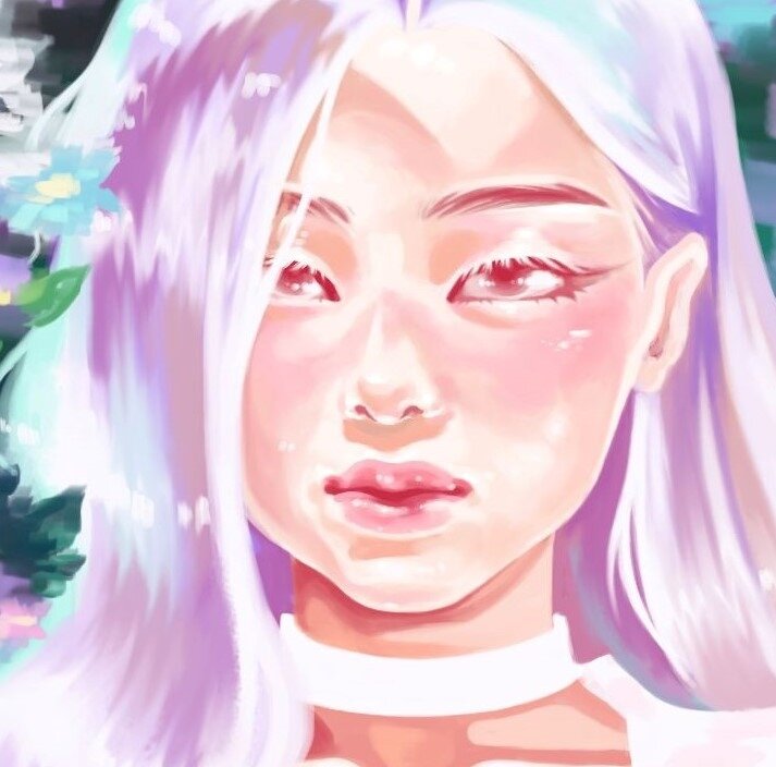 гикси чан, девушка, иллюстрация, рисунок, фан арт