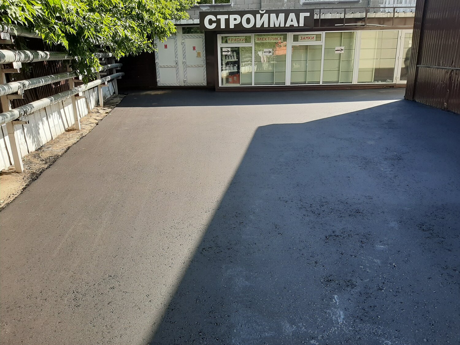 двор, асфальт, асфальтирование двора харьков, улица, ровный асфальт