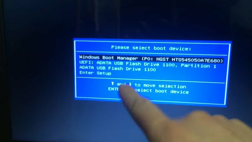 Установка Windows на Asus