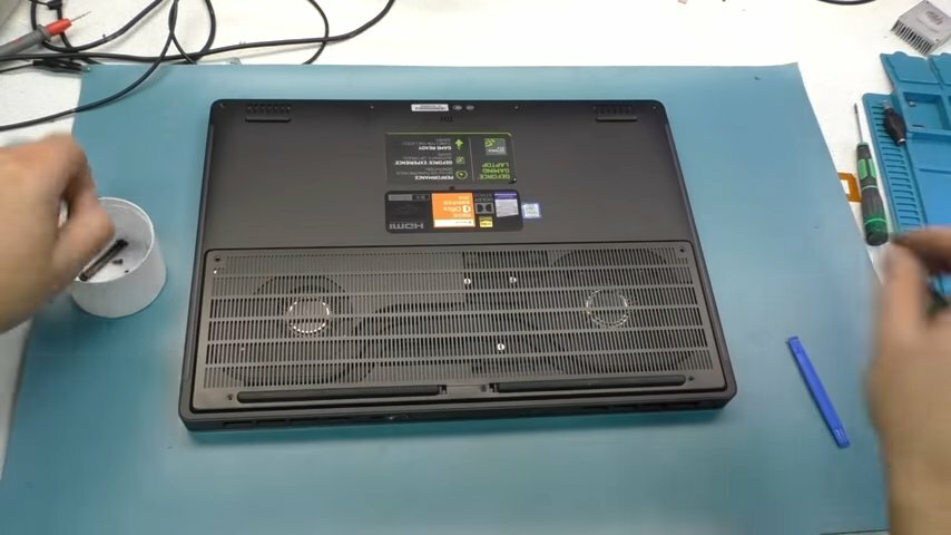 xiaomi mi gaming laptop охлаждение, xiaomi gaming laptop разбор, xiaomi mi gaming laptop разборка, ноутбук, gaming laptop