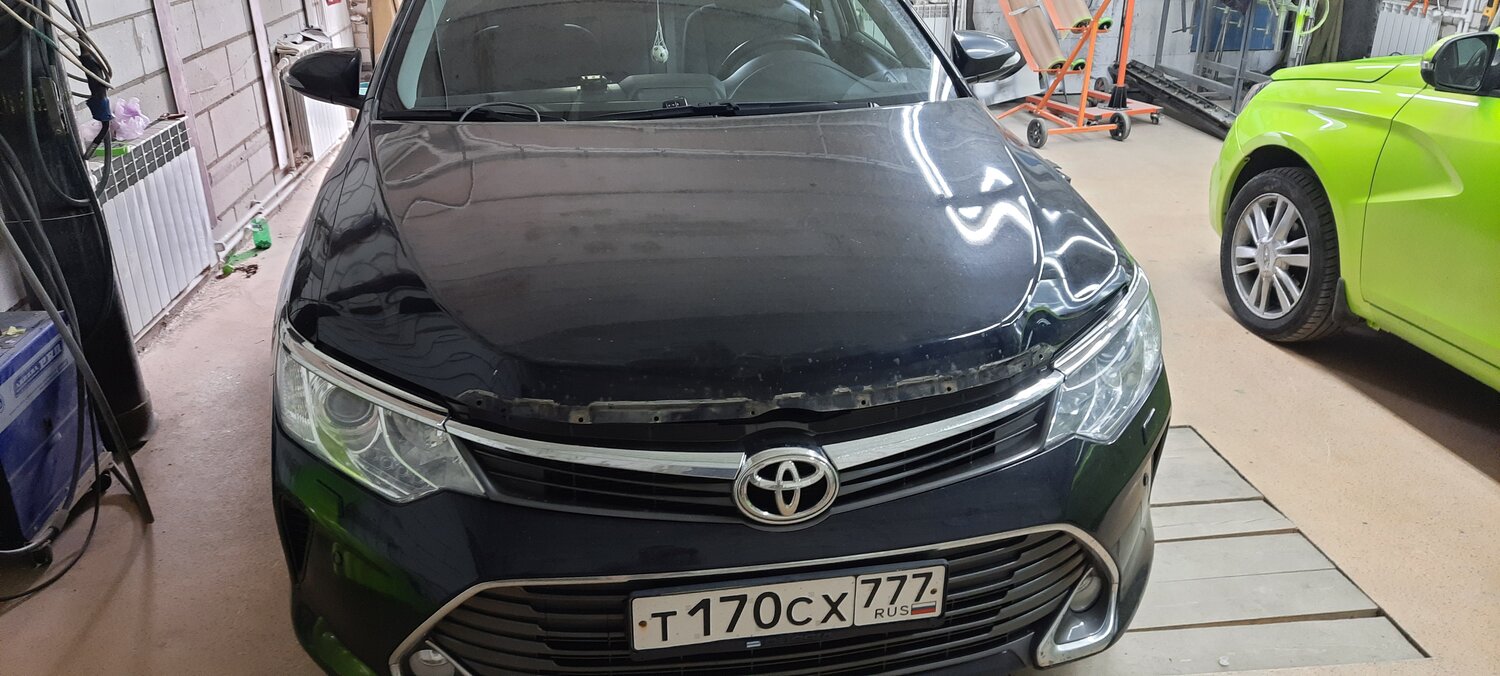 toyota camry, черная тойота камри, toyota camry 2015, toyota camry vii xv 50, Toyota Camry Solara II