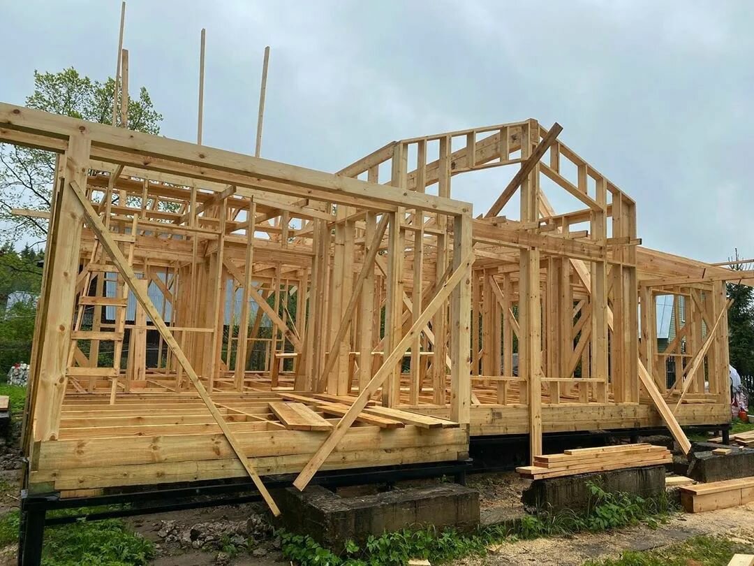 Бригада по строительству каркасных домов - 84 фото