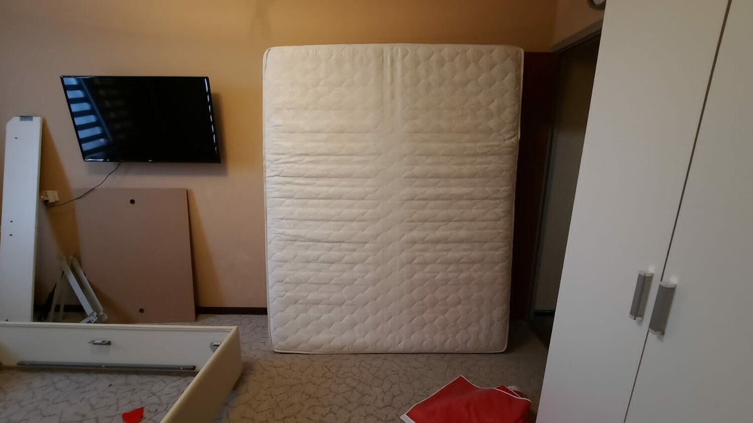 матрас, матрас бу, матрас ikea хареид 180x200 пружинный, матрац, матрас askona balance extra 140x200