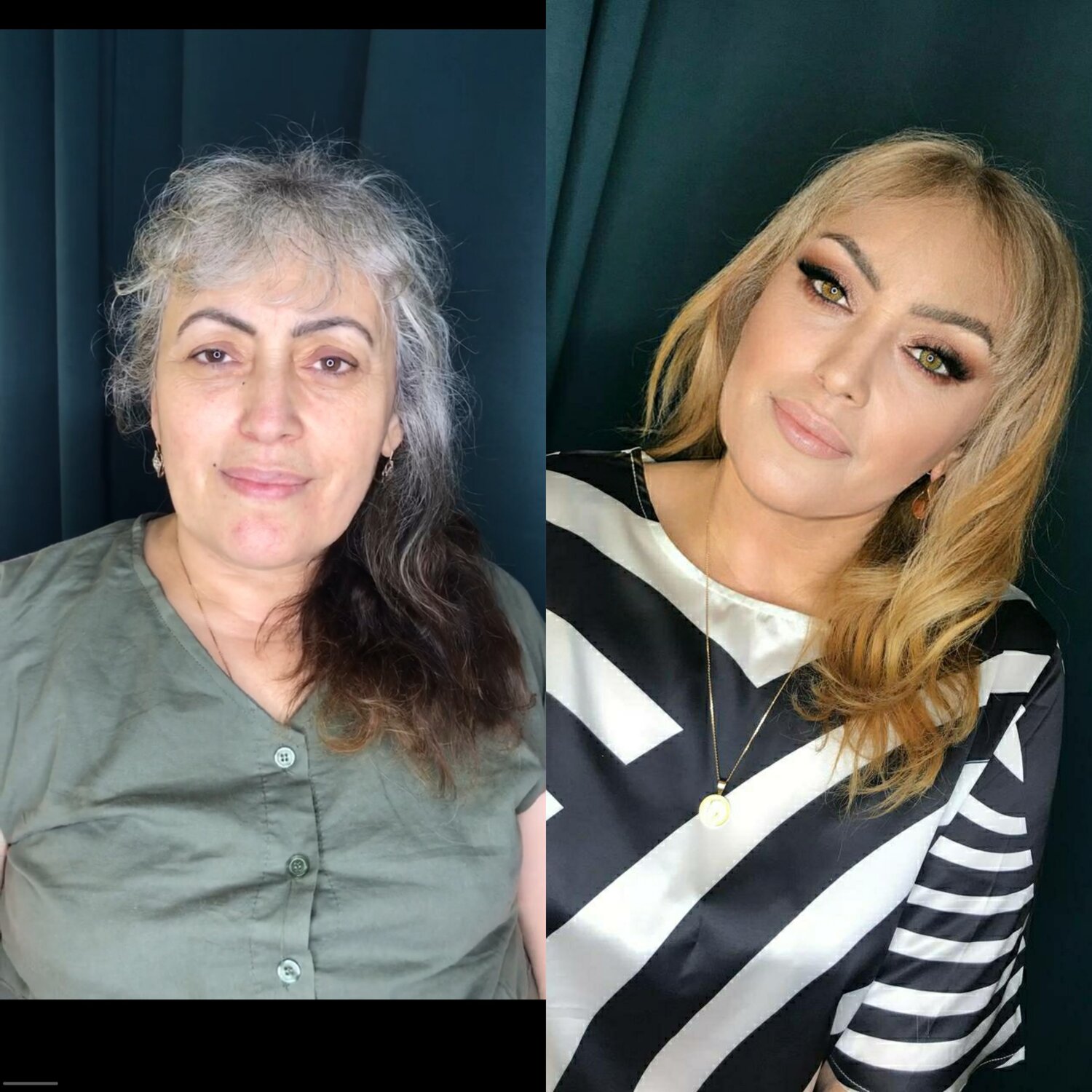 девушка, женщина, макияж визажист, до и после макияжа, макияж