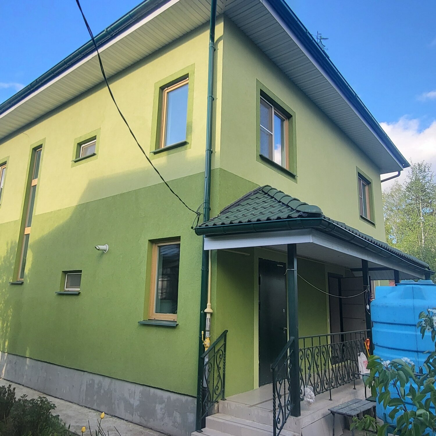 фасад, дом, окраска фасада, американка фасад дома, гостевые дома