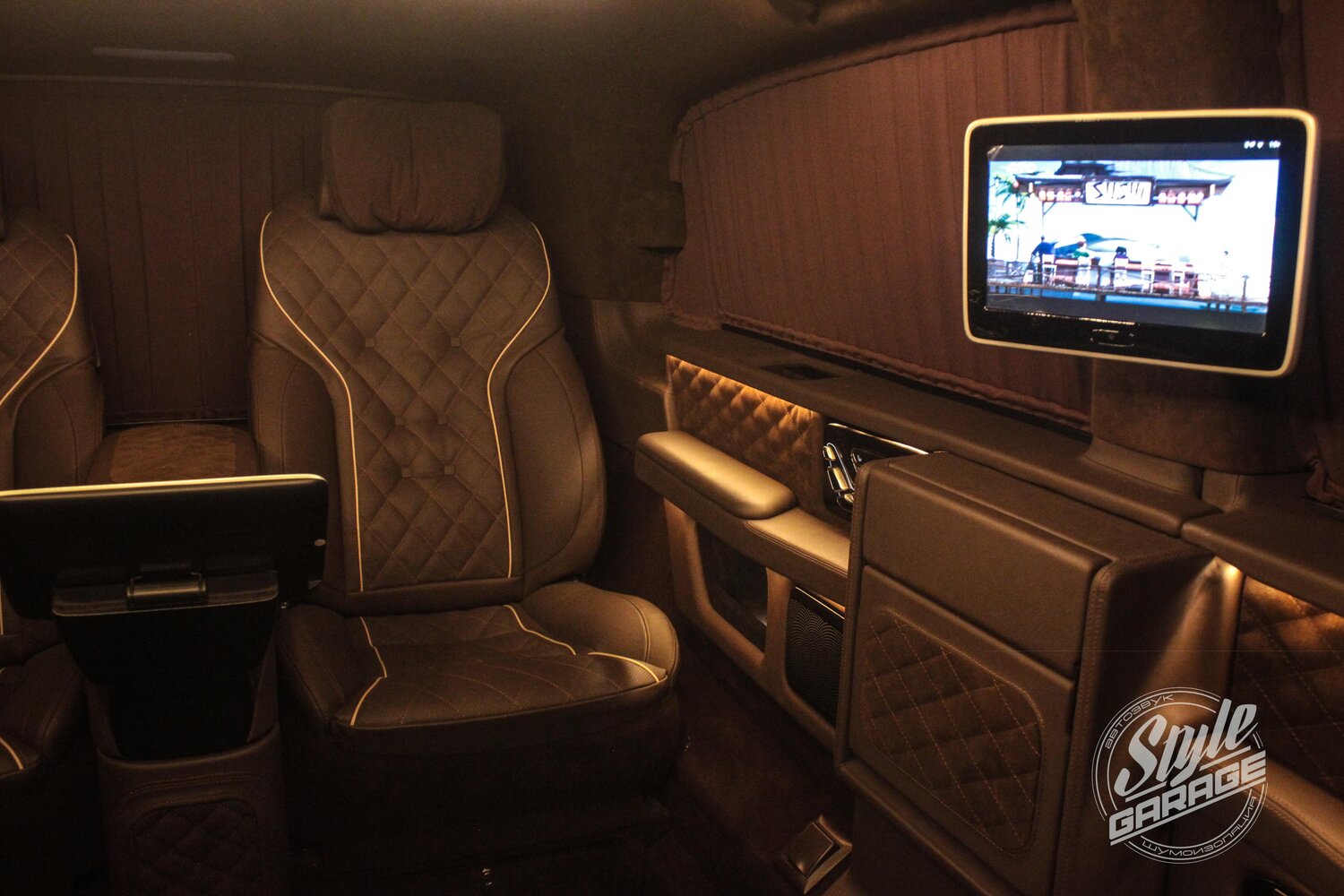 тюнинг салона минивэна, тюнинг минивэнов и микроавтобусов, mercedes-benz vito салон, тюнинг салона минивэна своими руками, мерседес виано люкс