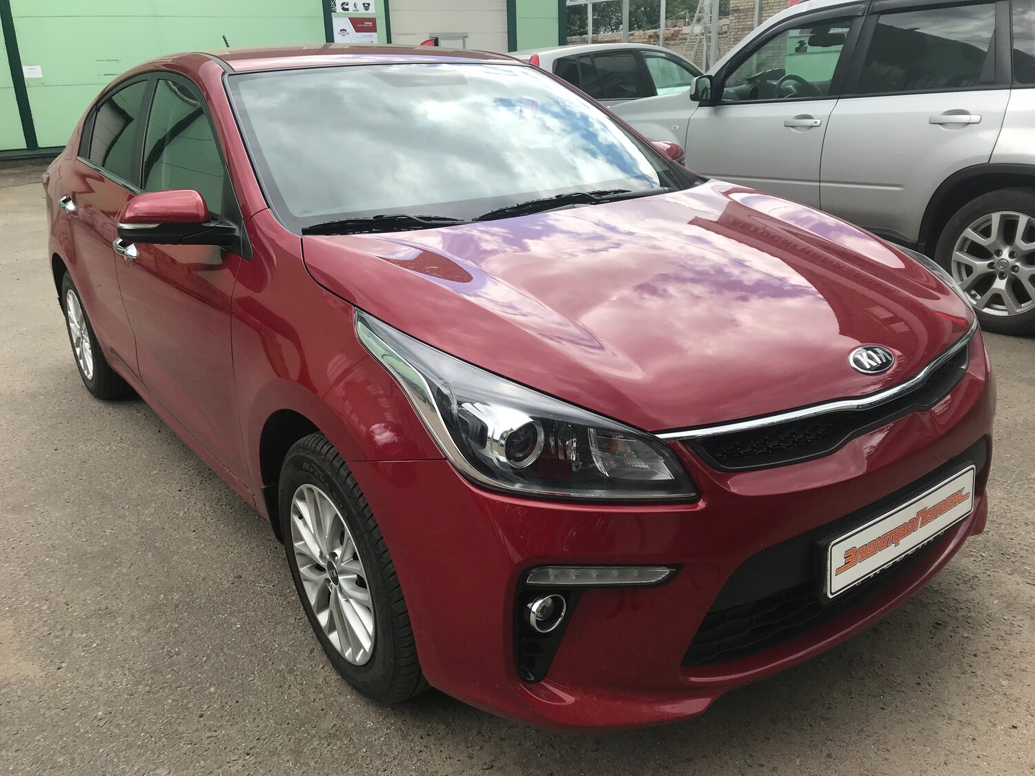 kia rio 4 красный, kia rio, киа рио 4 красная, красная киа рио 4 престиж, JAC S5 (Eagle)