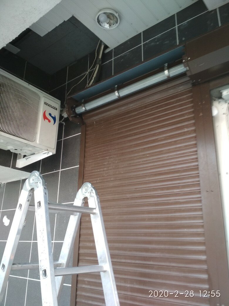 монтаж рольставней, защитные роллеты, рольставни, кондиционер, рулонные ворота