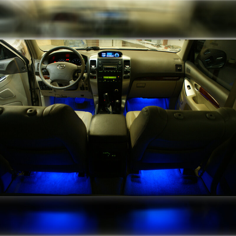 авто, автомобиль, подсветка салона тойота прадо 150, toyota land cruiser prado 2017 салон, toyota 4runner 2014 салон