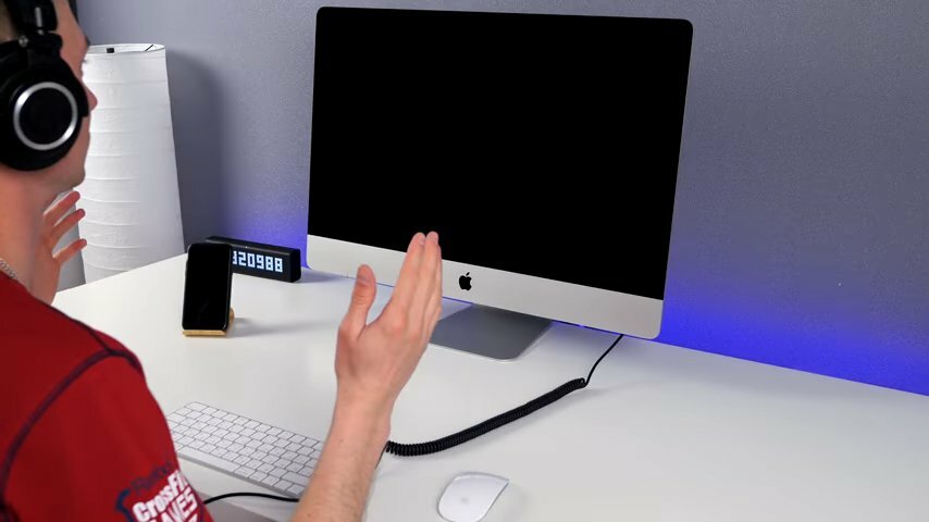 Чистка Imac от пыли