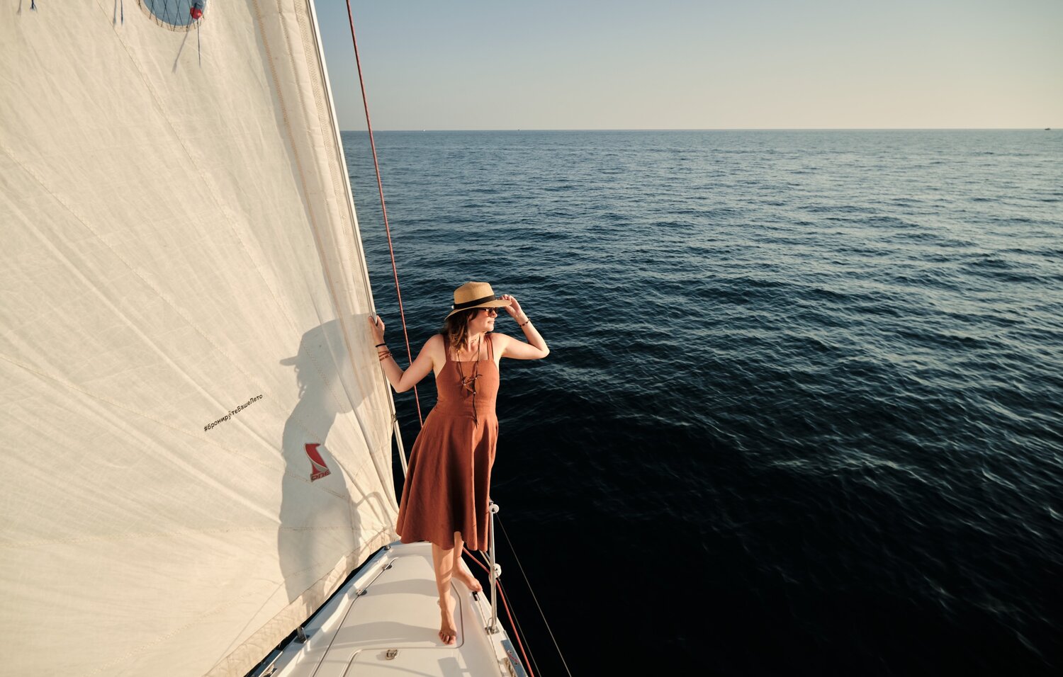 на паруснике, парусный спорт, девушки и парус, sailing, sailing