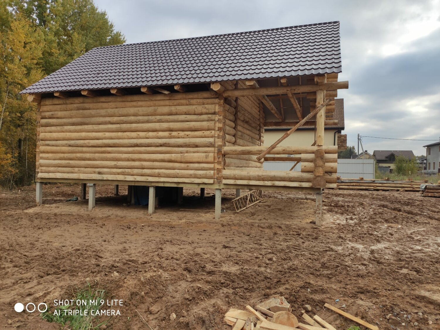 Строительство сруба из бруса