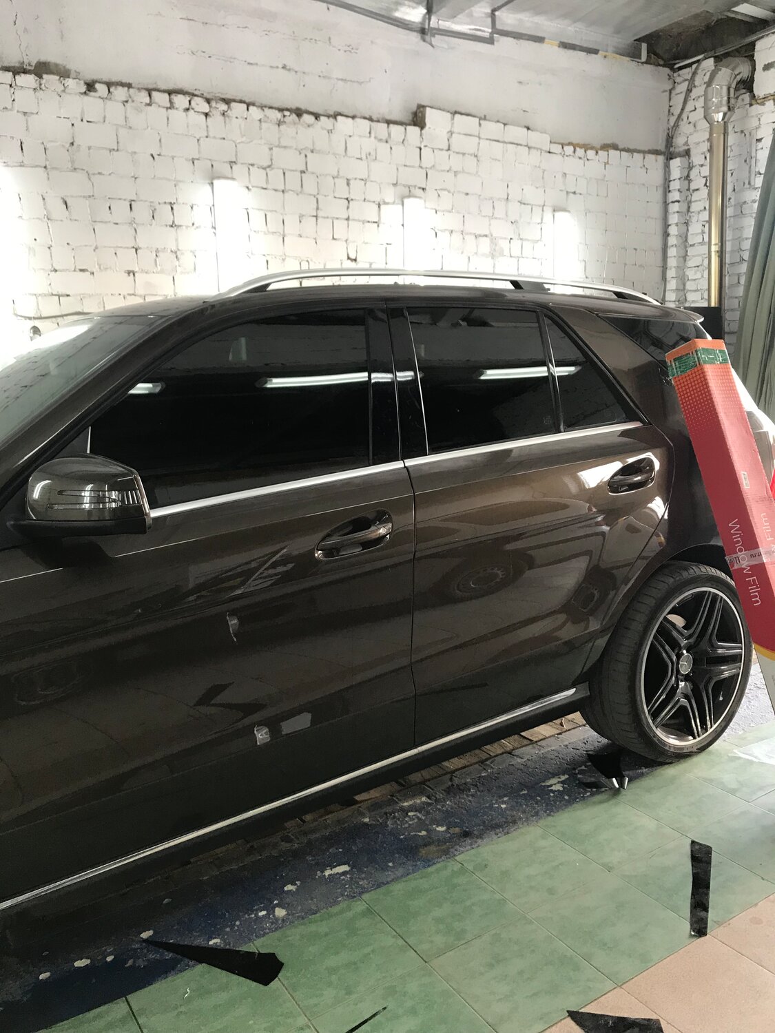 тонировка, антихром w245, автомобиль, ml w166 тонировка 5%, авто