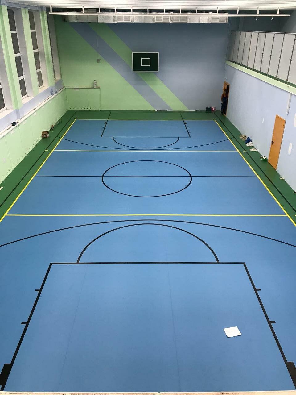 спортивный зал, спортивный линолеум для спортзала логотип, полы для спортивных залов фока, спортивный линолеум для бокса, спортивное покрытие