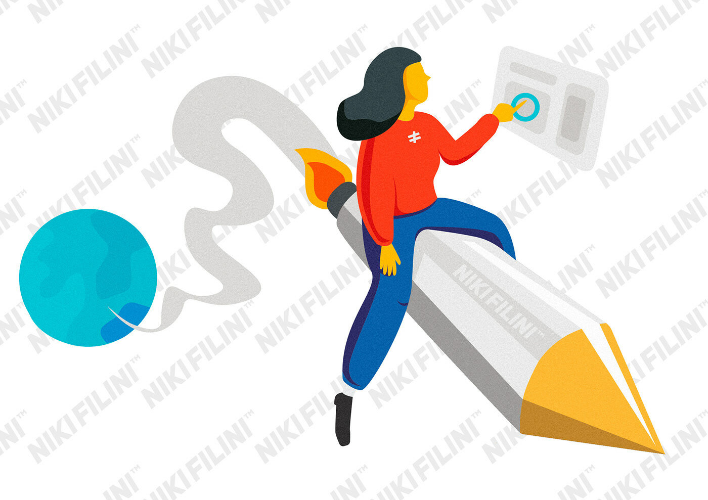 иллюстрация, sportsmen рисунок, люди, мальчик, графика
