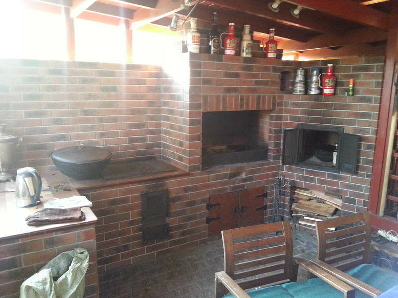 барбекю комплекс, барбекю, барбекю комплекс современный стиль, барбекю с тандыром из кирпича в беседке, мангал барбекю