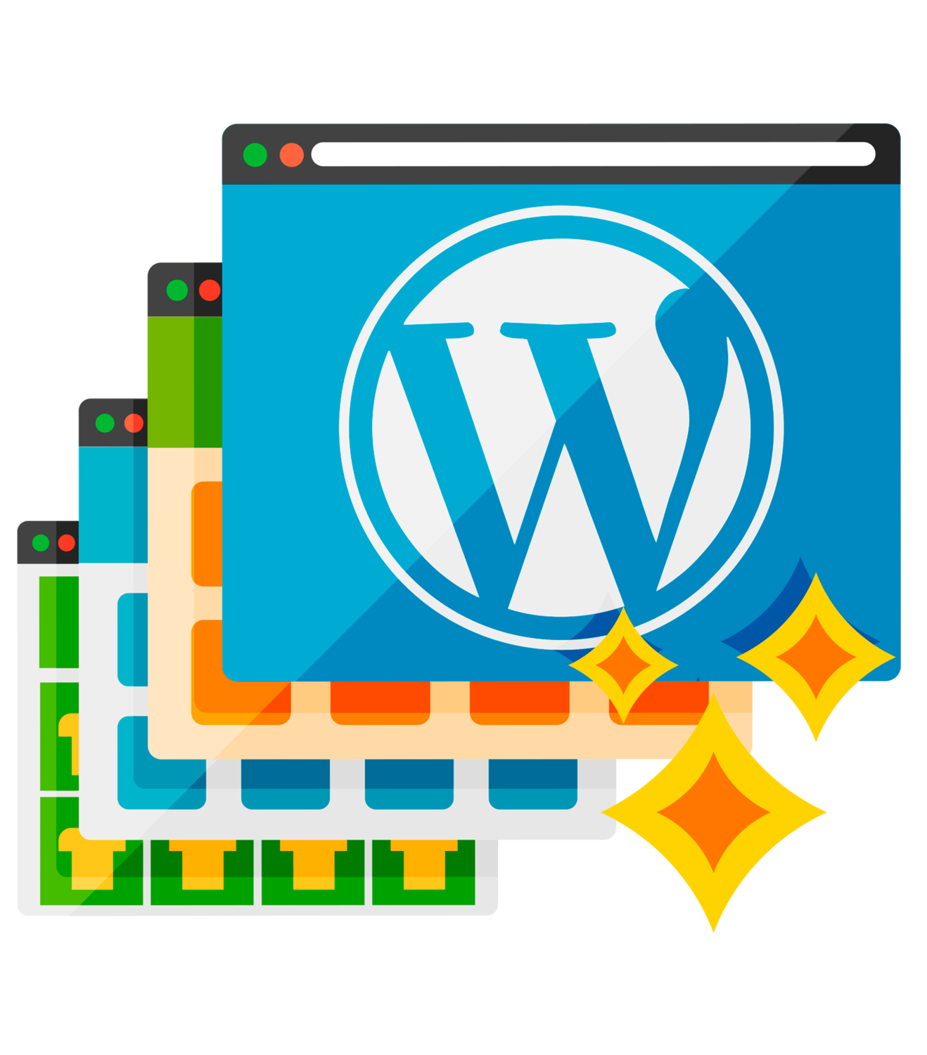 wordpress, wordpress иконка, иконки вордпресс квадратная, логотип вордпресс, вордпресс