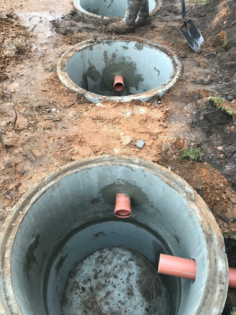 Демонтаж септика из бетонных колец - 81 фото