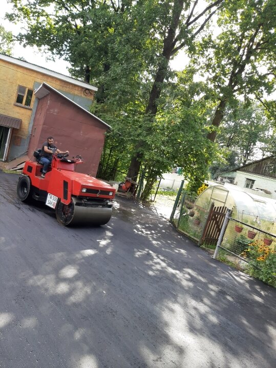 асфальтирование дорог, дорог, во дворе, асфальтирование площадей, улица