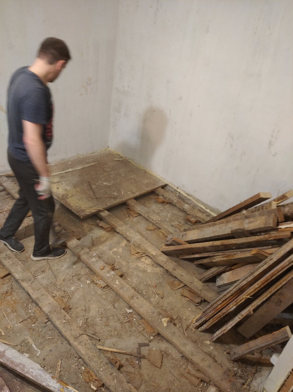 Демонтаж и монтаж деревянных полов - 85 фото