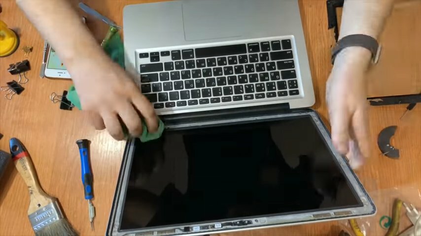 ноутбук, техника, выдвижная клавиатура макбук, laptop, клавиатура ноутбука