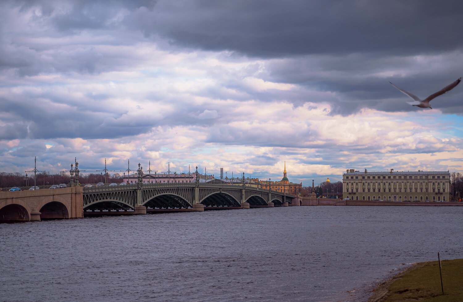 троицкий мост, троицкий мост бенуа, дворцовый мост в санкт-петербурге неразведенный, батиньоль троицкий мост, троицкий мост через неву в санкт-петербурге