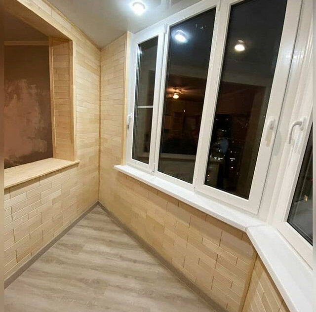 Отделка балконов и лоджий