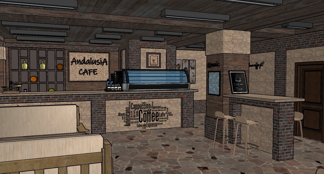 интерьер, cafe, интерьер суши бара, кафе бар, кафе