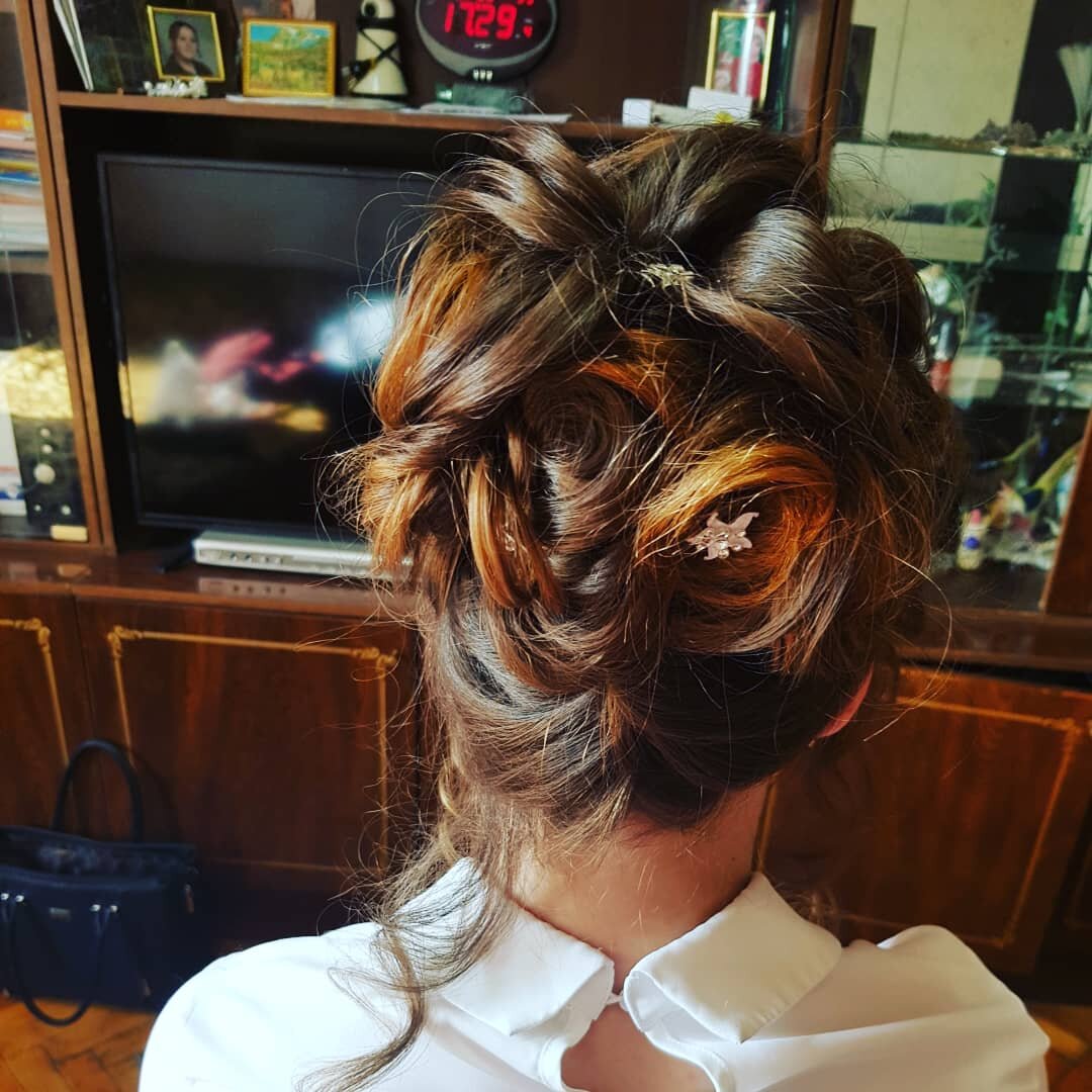 причёска, hairstyles, бытовые вечерние прически, парикмахер, новочеркасск парикмахерская гармония