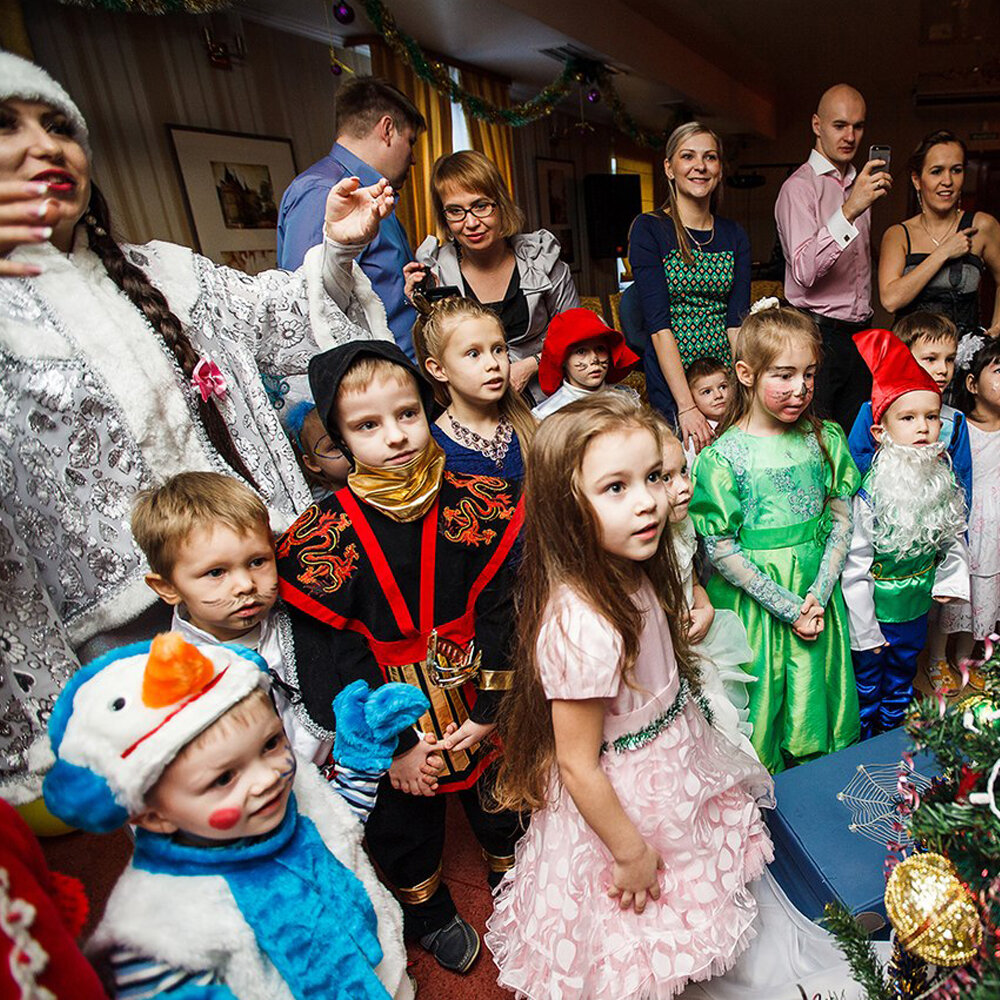 новогодний праздник для детей, новогодние елки мероприятие для детей, съемки новогоднего праздника, утренник, новый год