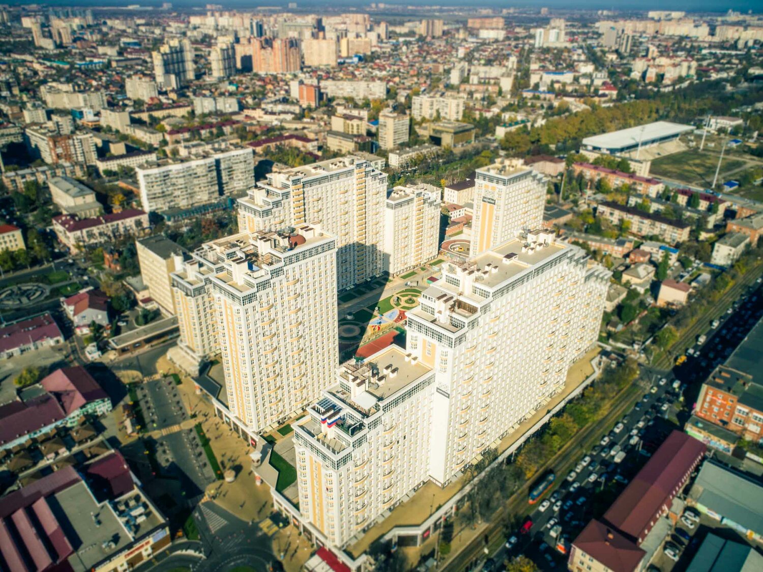 жилой комплекс, жк меритон краснодар, москва, меритон краснодар жк большой, вид с высоты