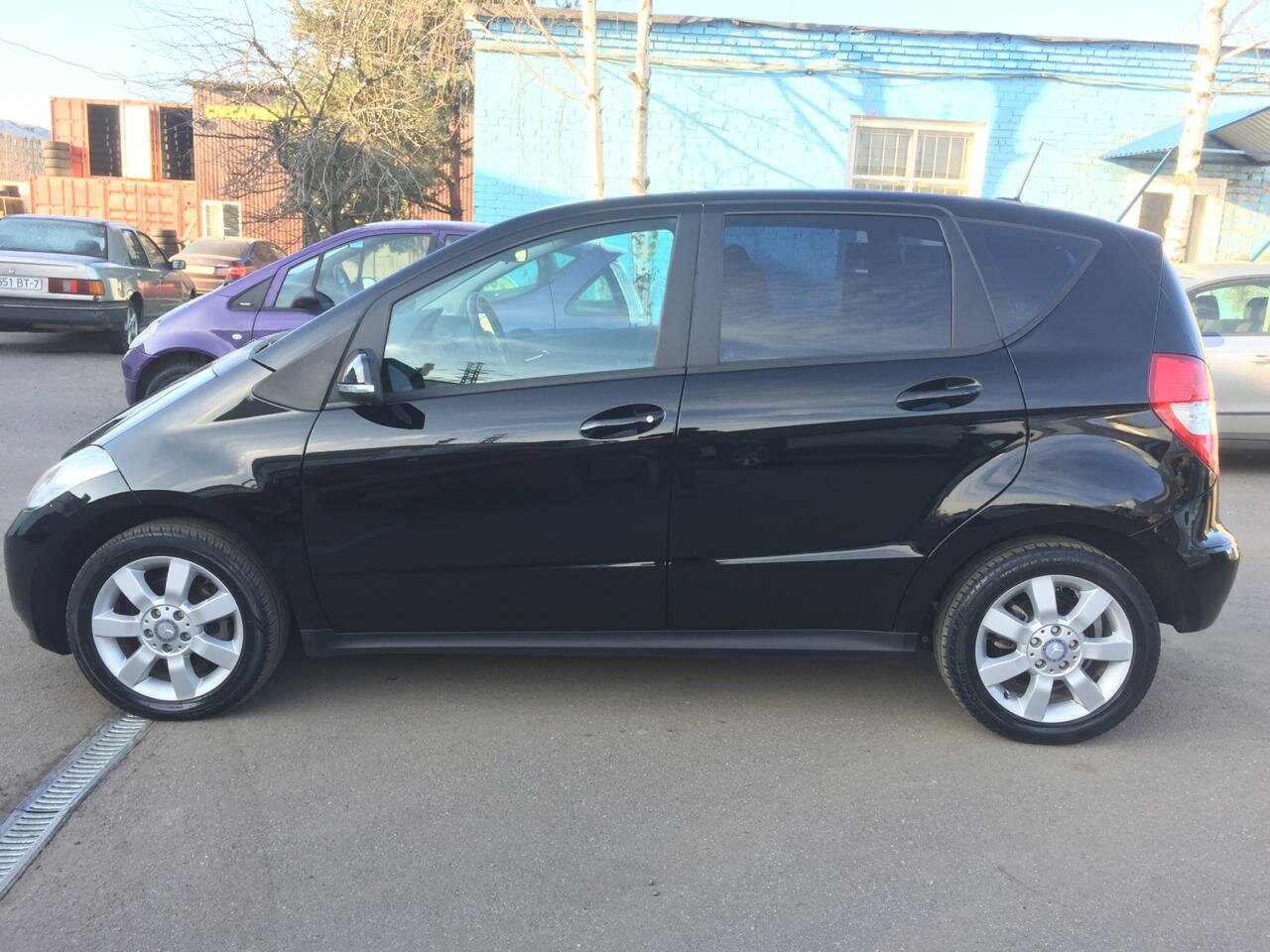 авто, автомобиль, тойота королла версо чёрный, тойота ист черная, Mercedes-Benz A-klasse II (W169) Рестайлинг