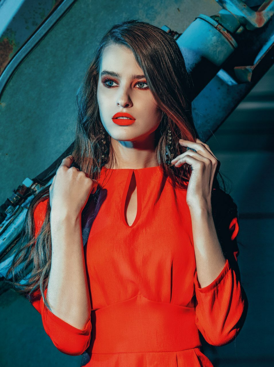 девушка, мода, женщина, стиль, фотосессия