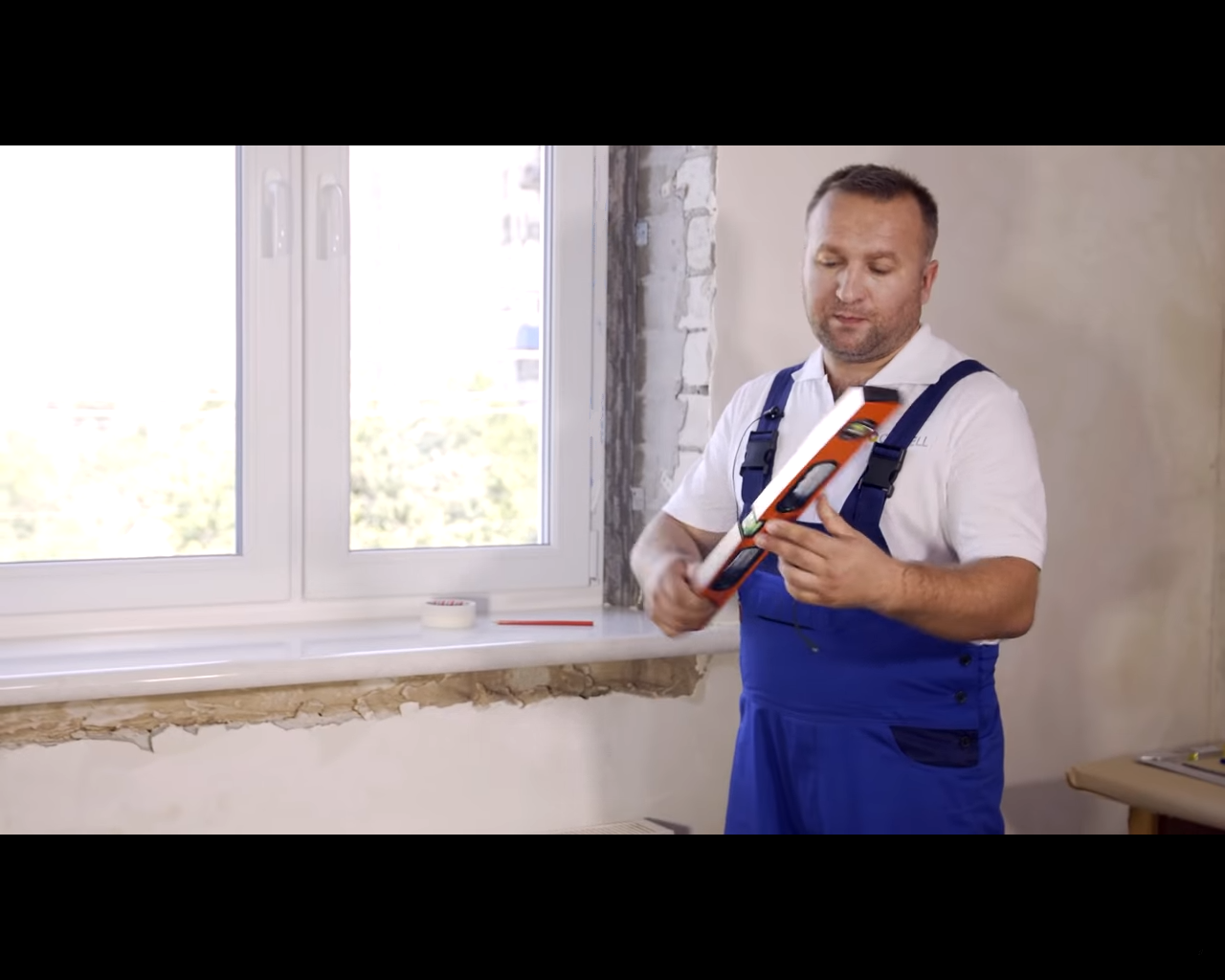 мужчина, окна, монтаж, сантехник, техника