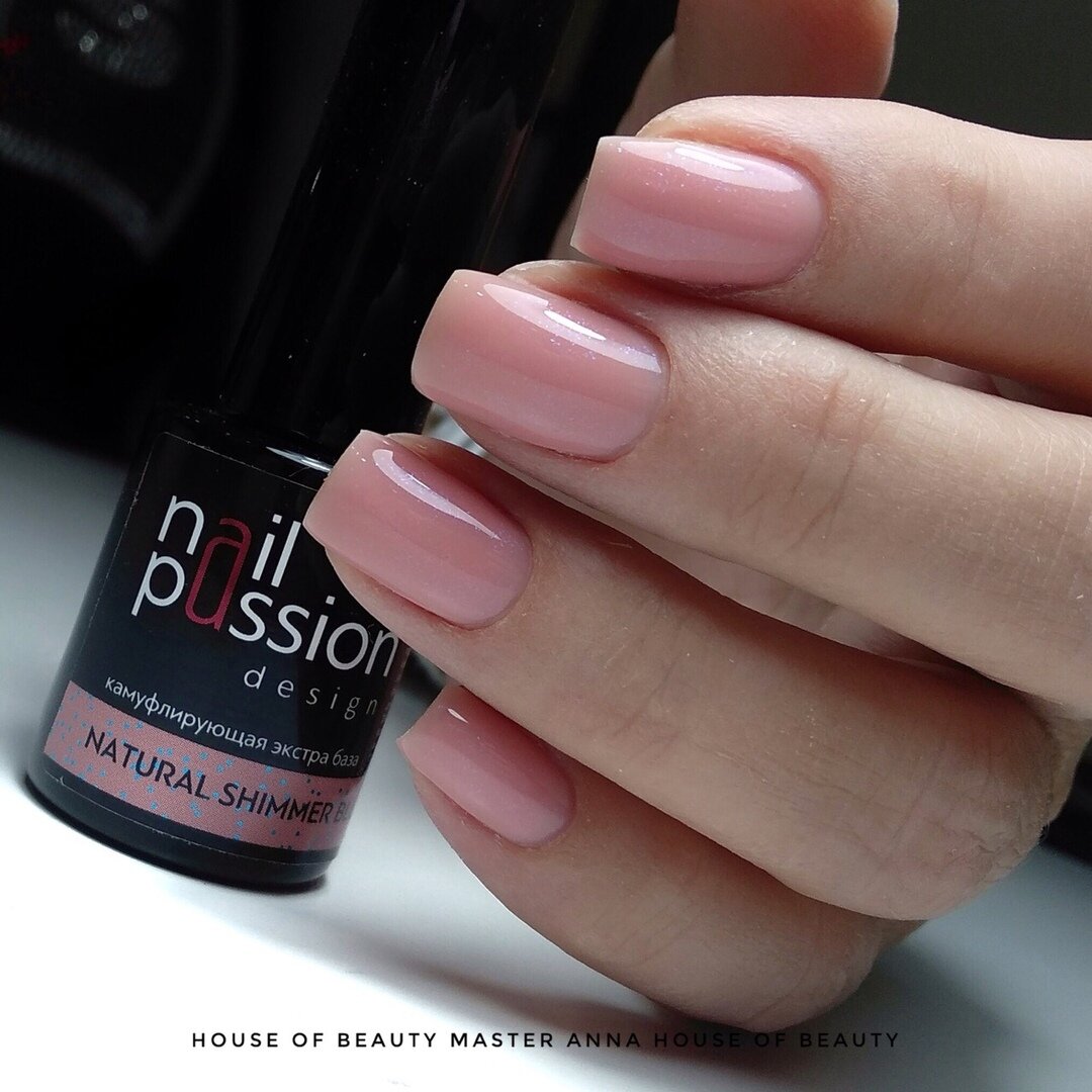 nail passion, камуфлирующая каучуковая экстра база с шиммером mint shine, nail passion, камуфлирующая каучуковая экстра база с шиммером - lilac shine, гель лак, камуфляжная база для ногтей, камуфлирующая база one nail base flirt, 15 мл.