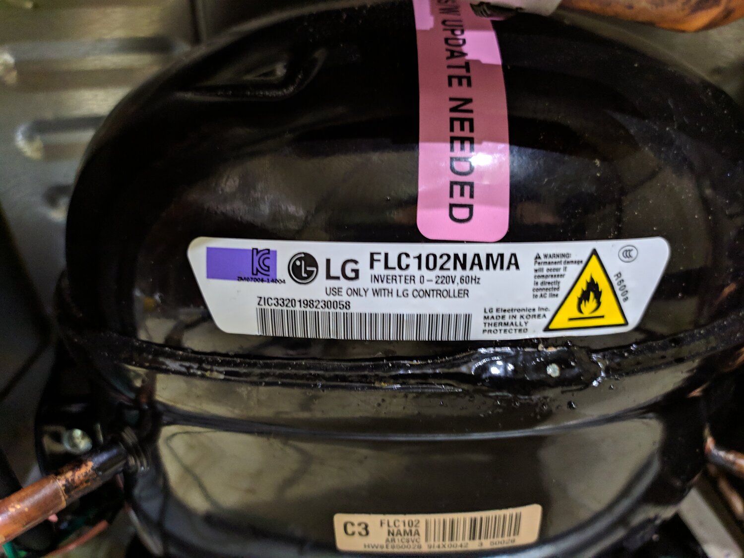 компрессор lg fc140nem, компрессор mb98nbem, компрессор lg fmc088nama, мотор компрессор, компрессор fmc088nama
