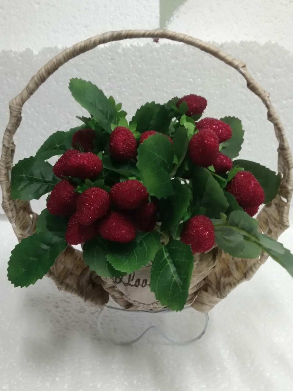 клубника, букет земляники, искусственная клубника, клубника презент, земляника