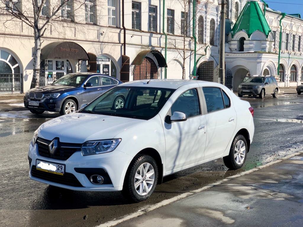 renault sandero, рено логан 2 рестайлинг белый, renault sandero 2019 белый, renault logan 2, Renault Logan II