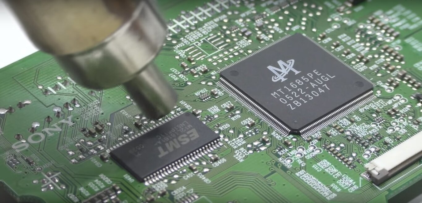 деталь, мультиконтроллер в ноутбуке, техника, electronics, интегральная схема