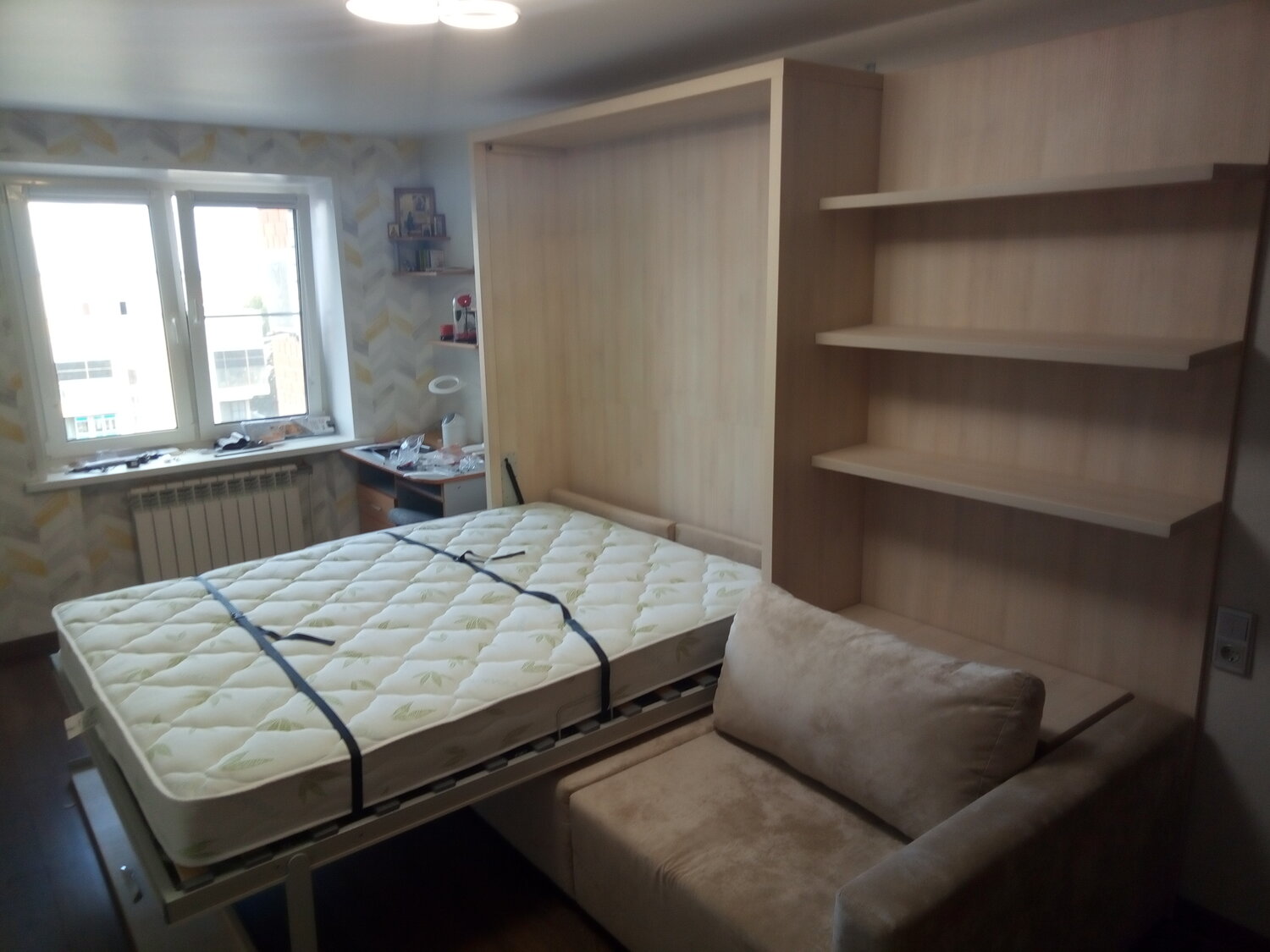 шкаф-кровать трансформер olissys, шкаф кровать на 4 метра, шкаф кровать трансформер 1800х2000, кровать трансформер двуспальная, шкаф кровать 33 владимир