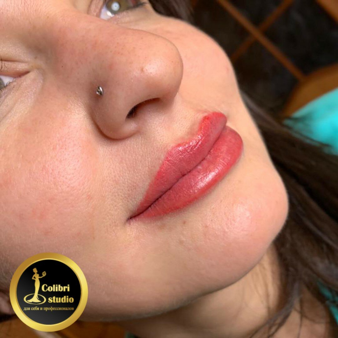 макияж, зажившие губы, татуаж, часть лица, lip