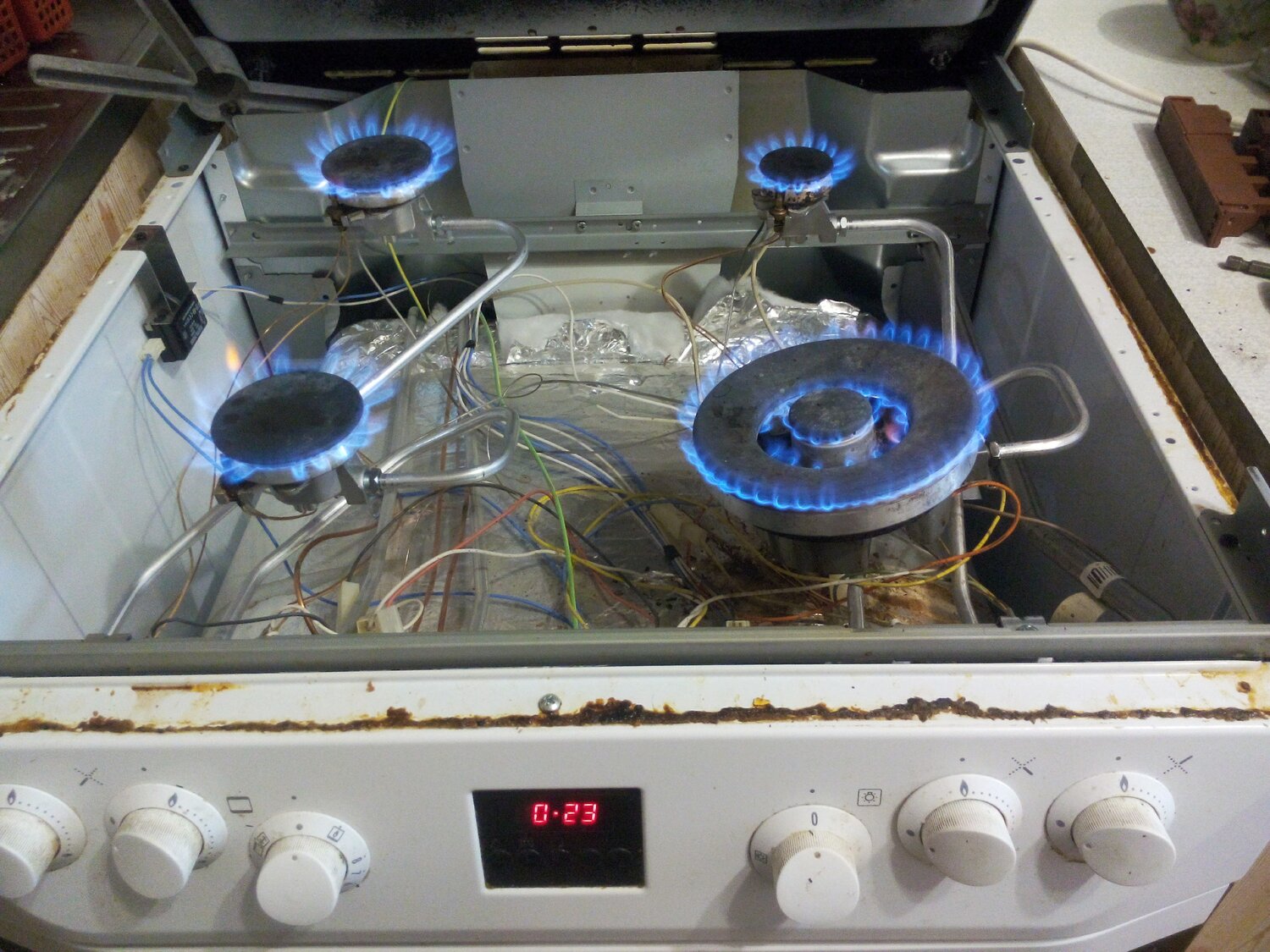 газовая плита, техника, бытовая техника, кухонная плита, плита