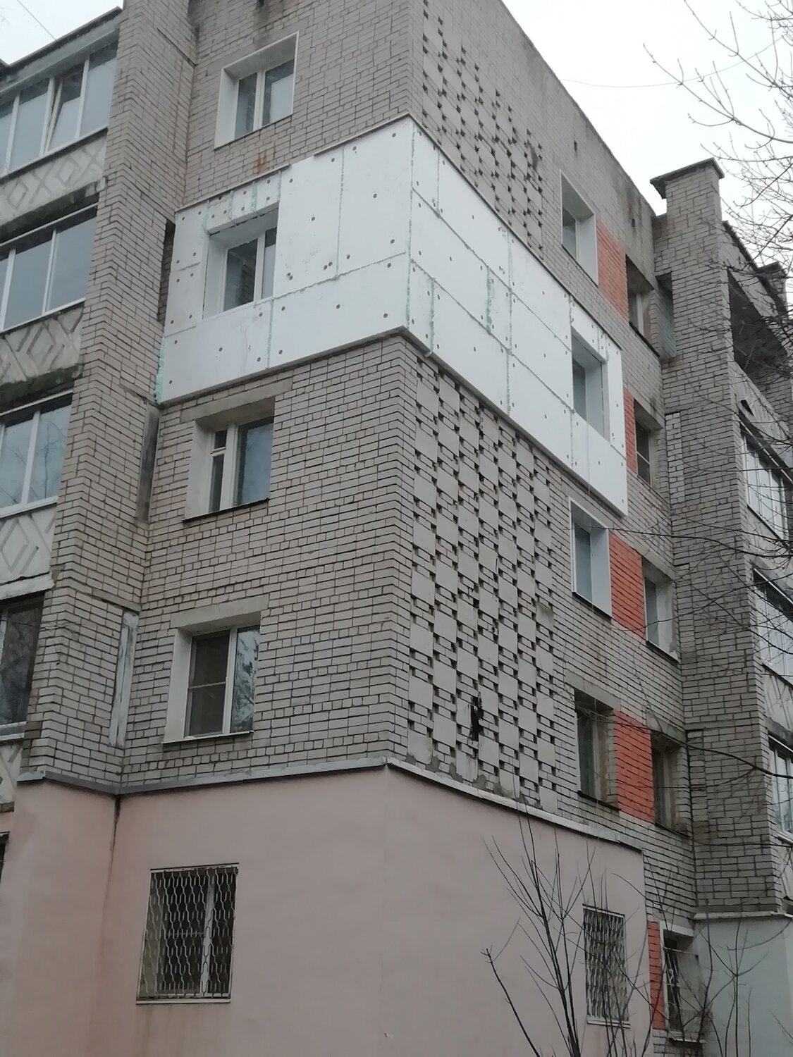 здание, улица, дом, многоквартирный дом, балкон