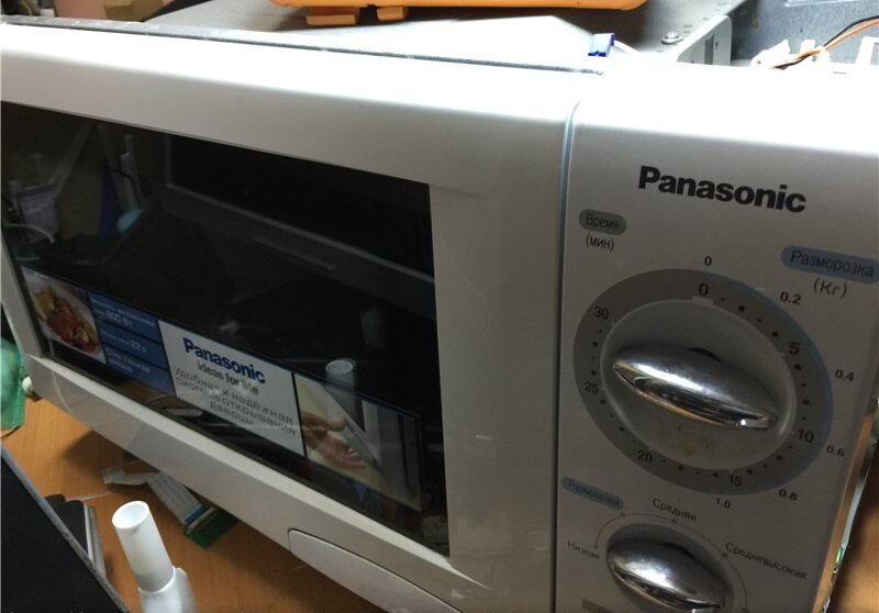 panasonic, микроволновая печь panasonic с механическим управлением 2006, микроволновая печь, panasonic nn-s215wf, свч печь панасоник 315