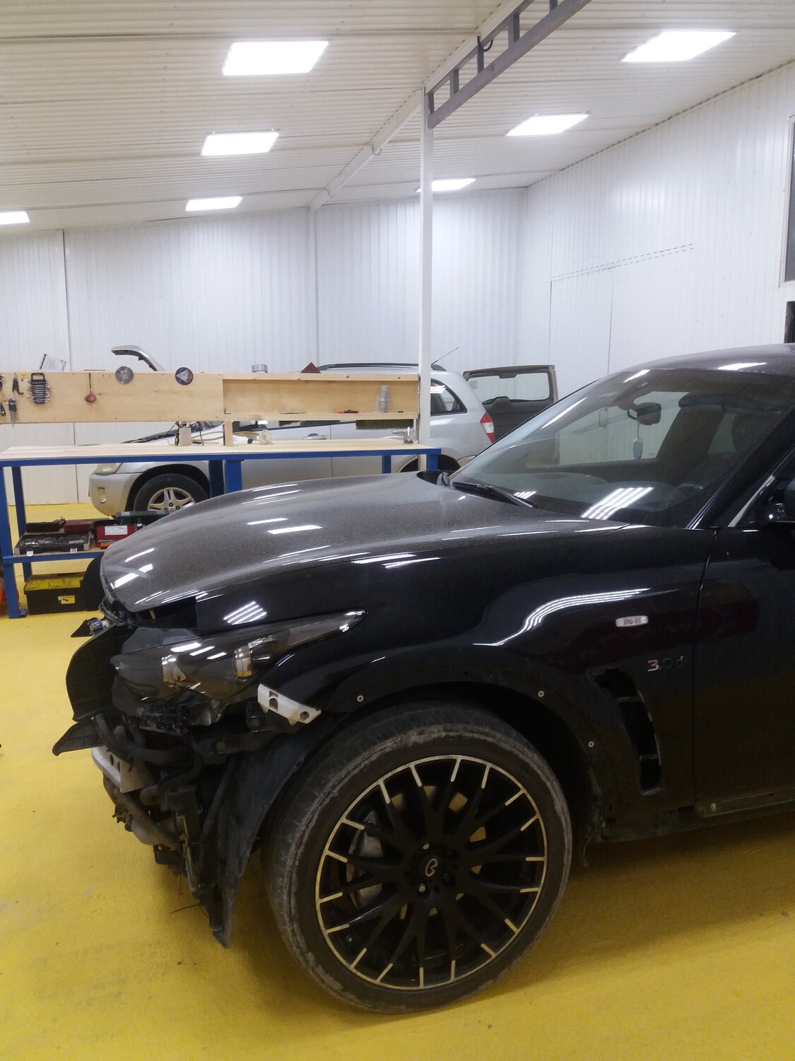 автомобиль, авто, инфинити fx37 черный черные диски, infiniti fx/qx диски r22, Chrysler 300C I